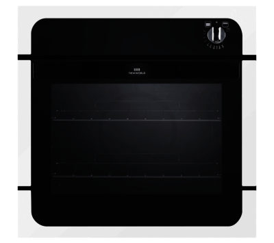 New World NW601G Gas Oven - Black & White